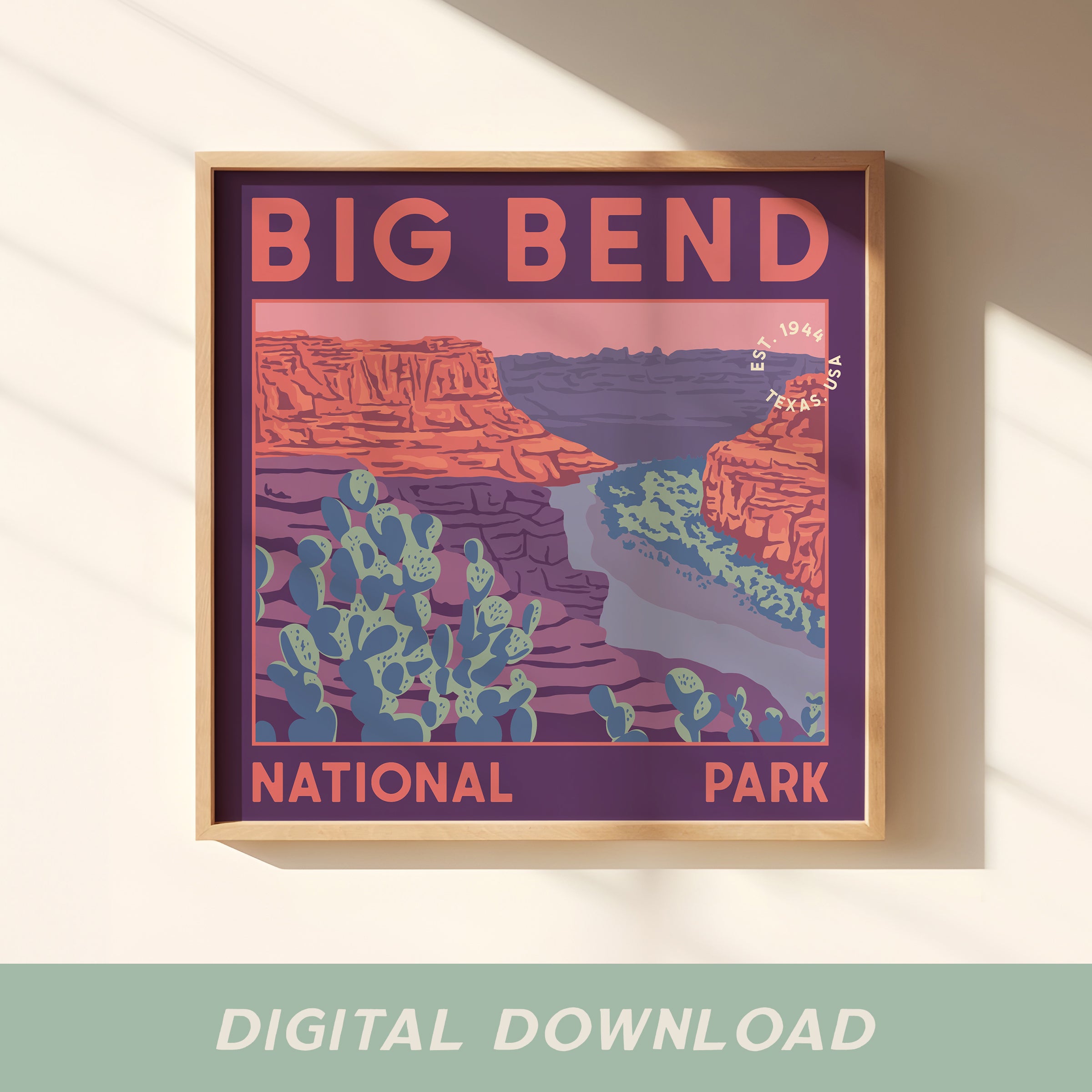 Big Bend National Park Print (Digital Download)