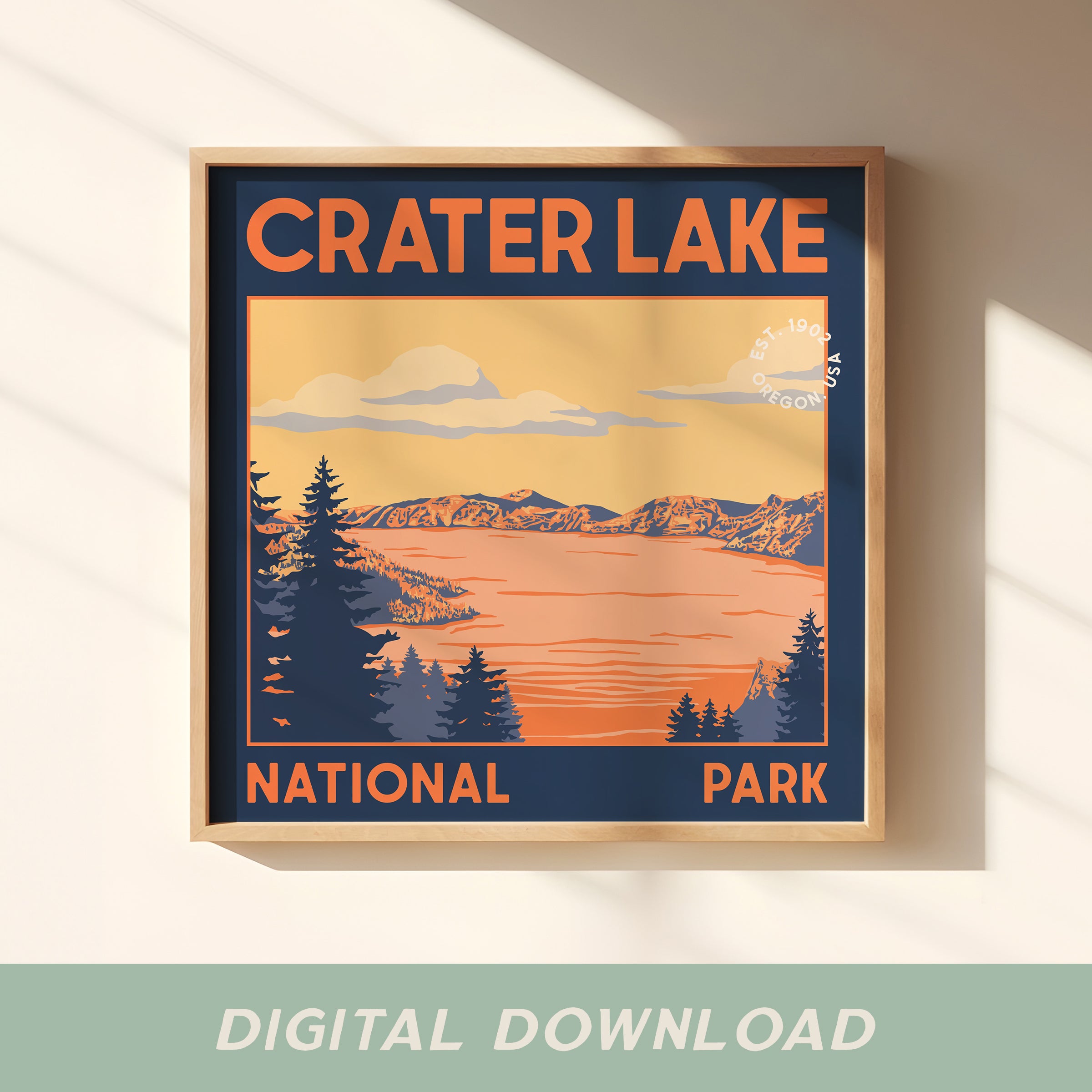 Crater Lake National Park Print (Digital Download)