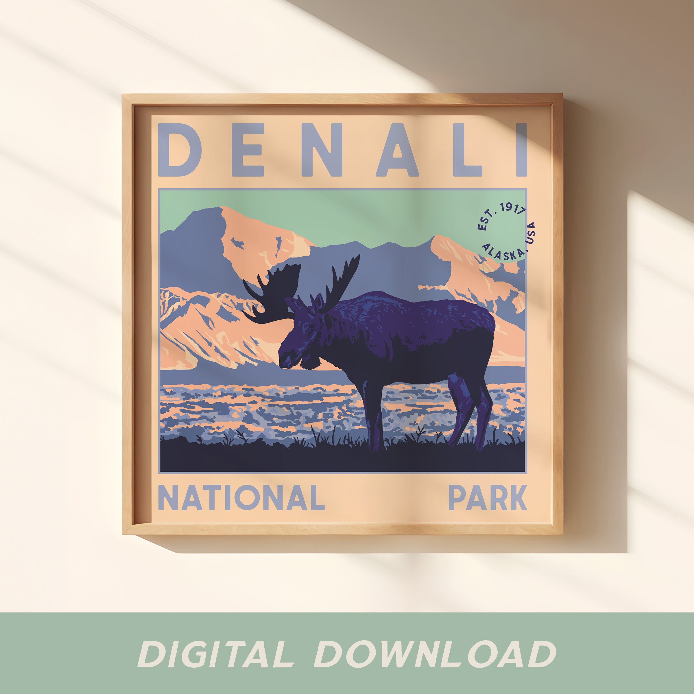 Denali National Park Print (Digital Download)
