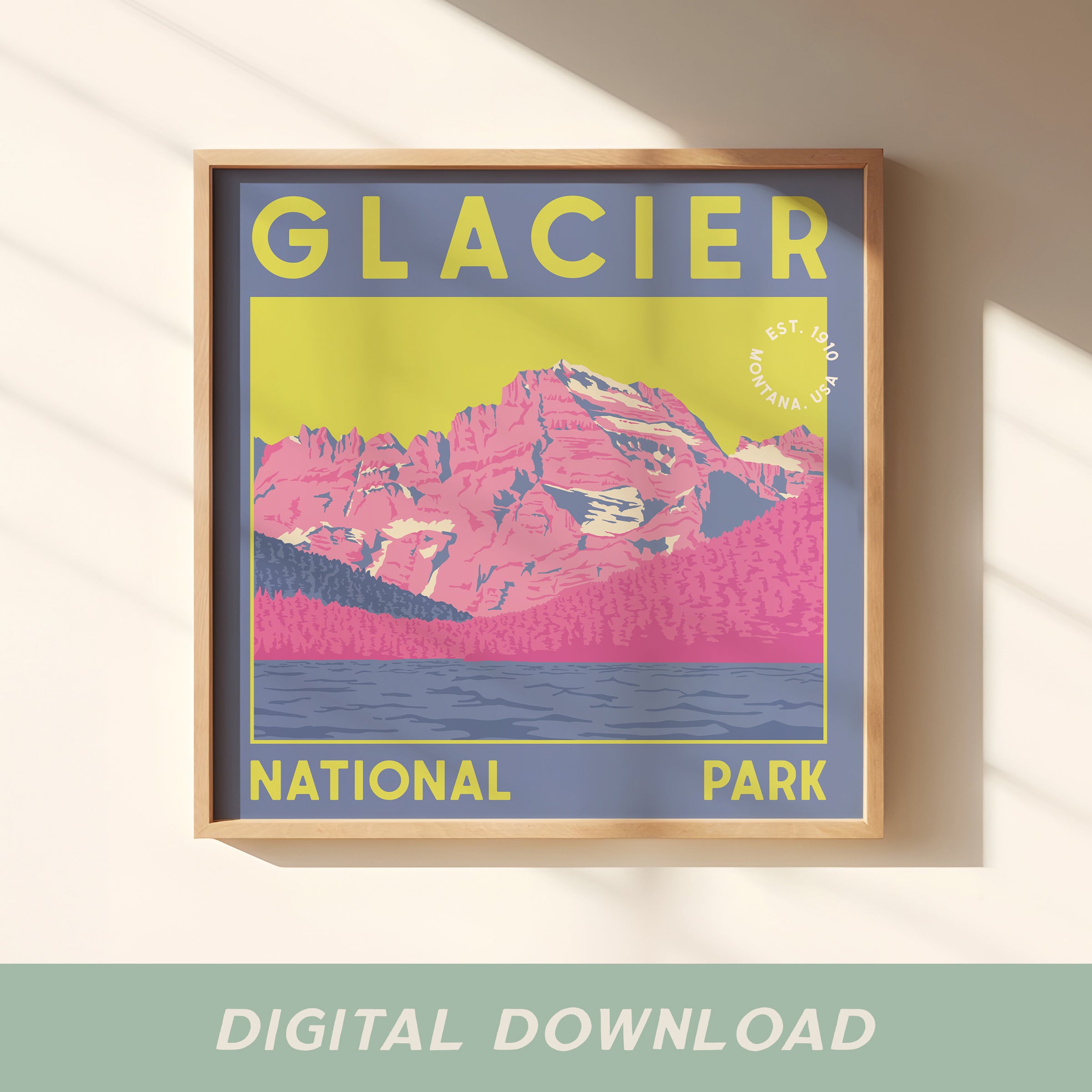 Glacier National Park Print (Digital Download)
