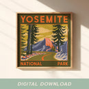 Yosemite National Park Print (Digital Download)