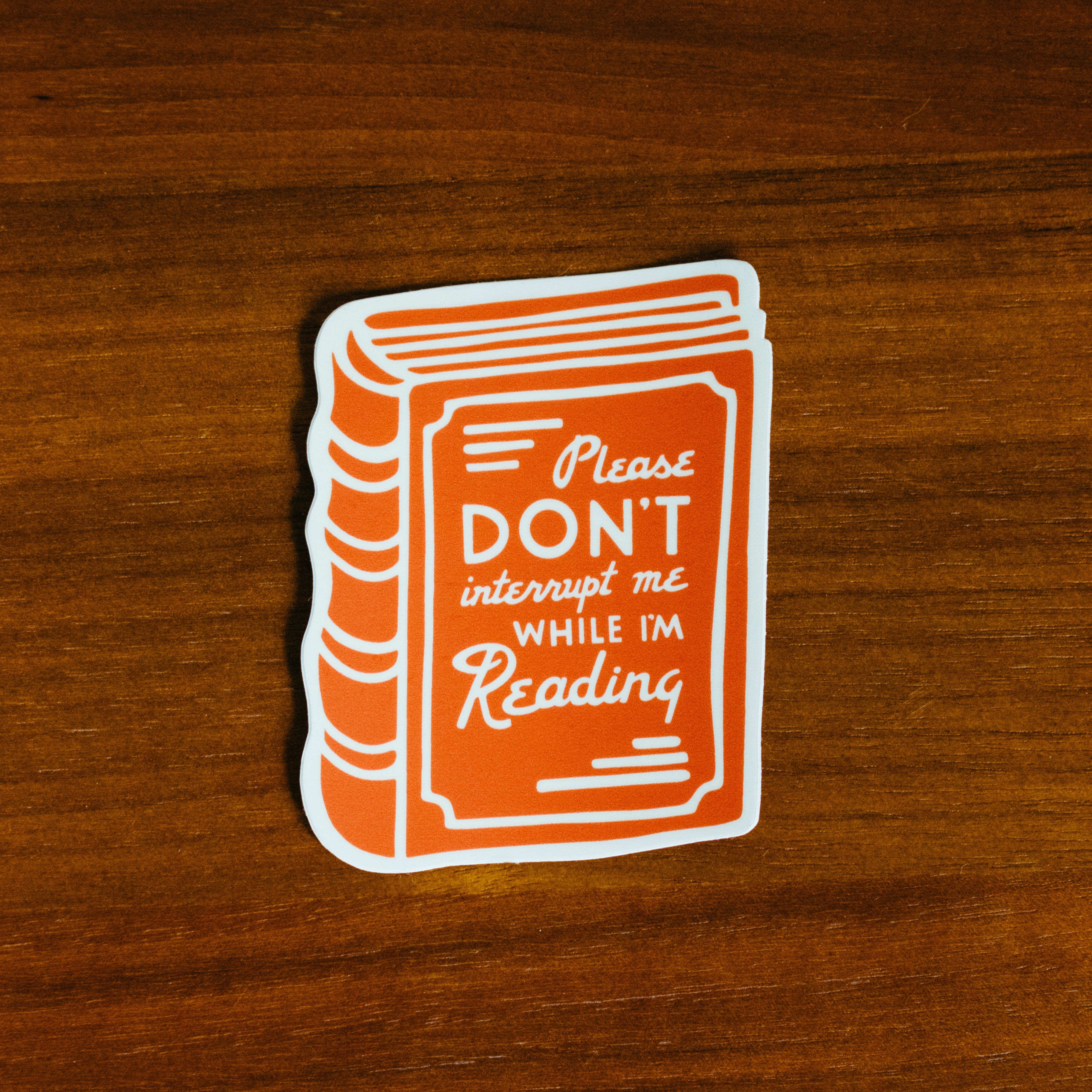 Vintage Book Sticker