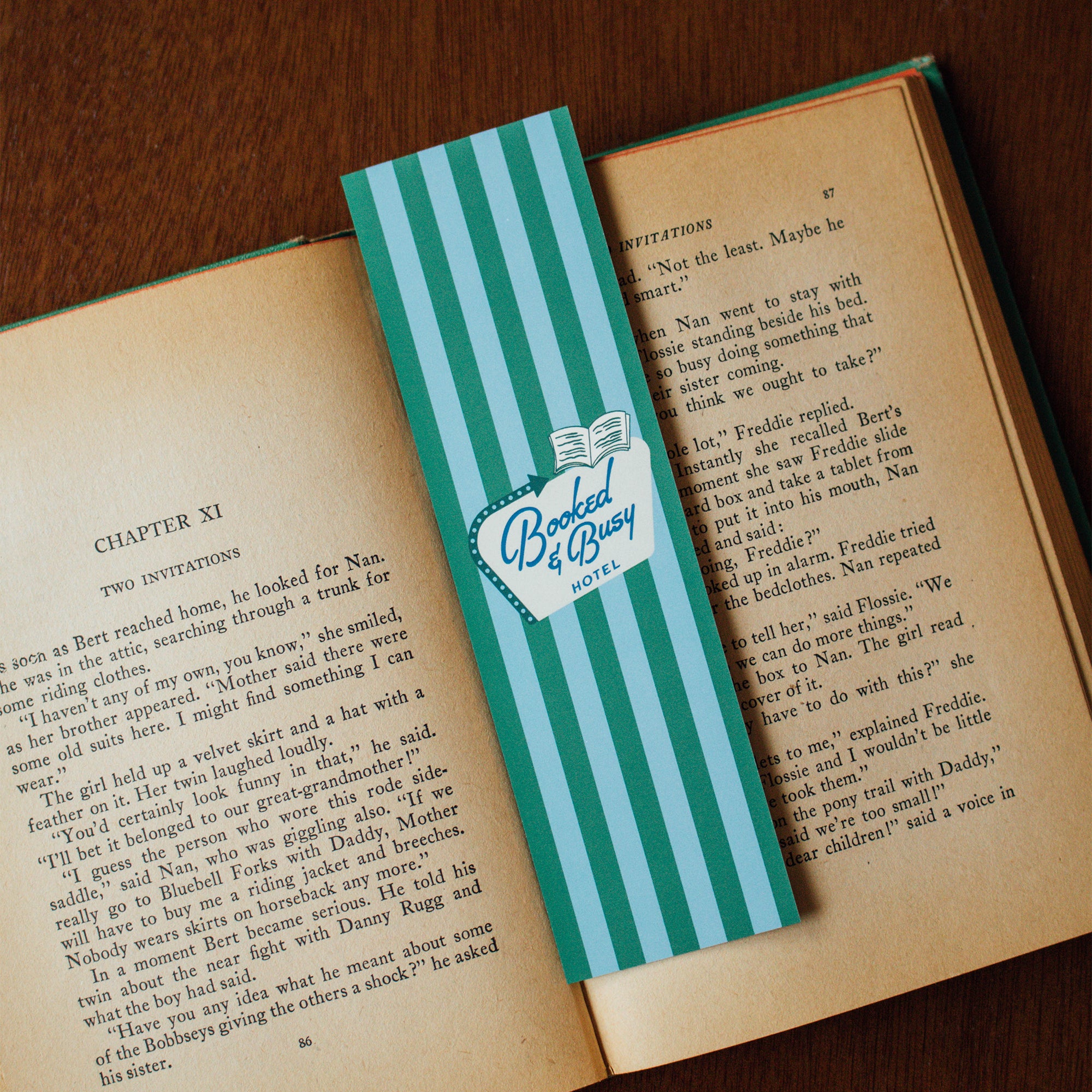 Booked & Busy Hotel Bookmark