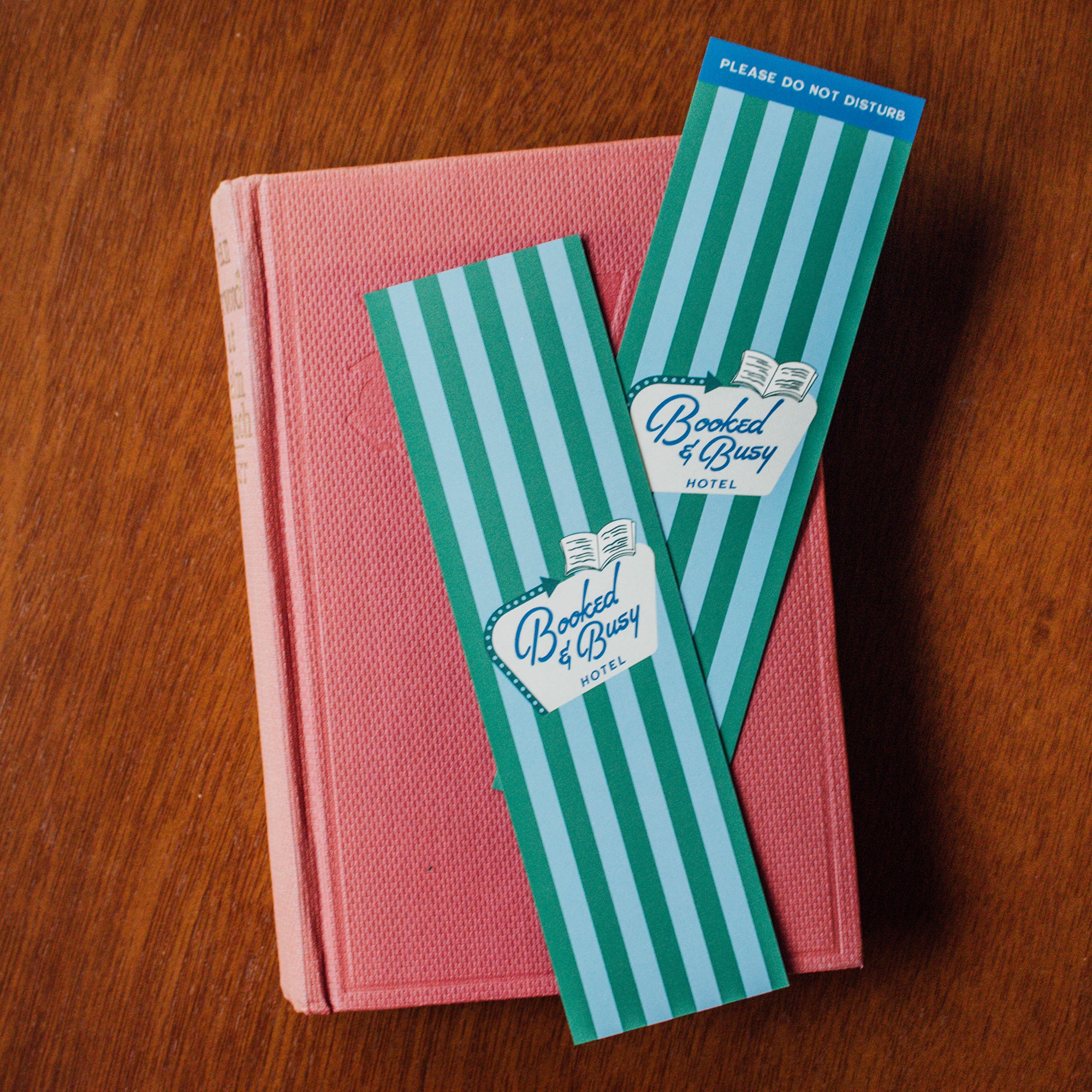 Booked & Busy Hotel Bookmark