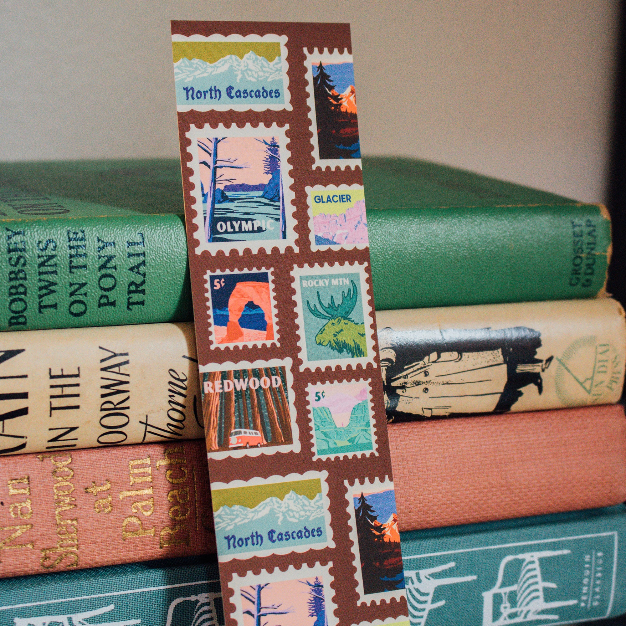 National Park Stamps Bookmark