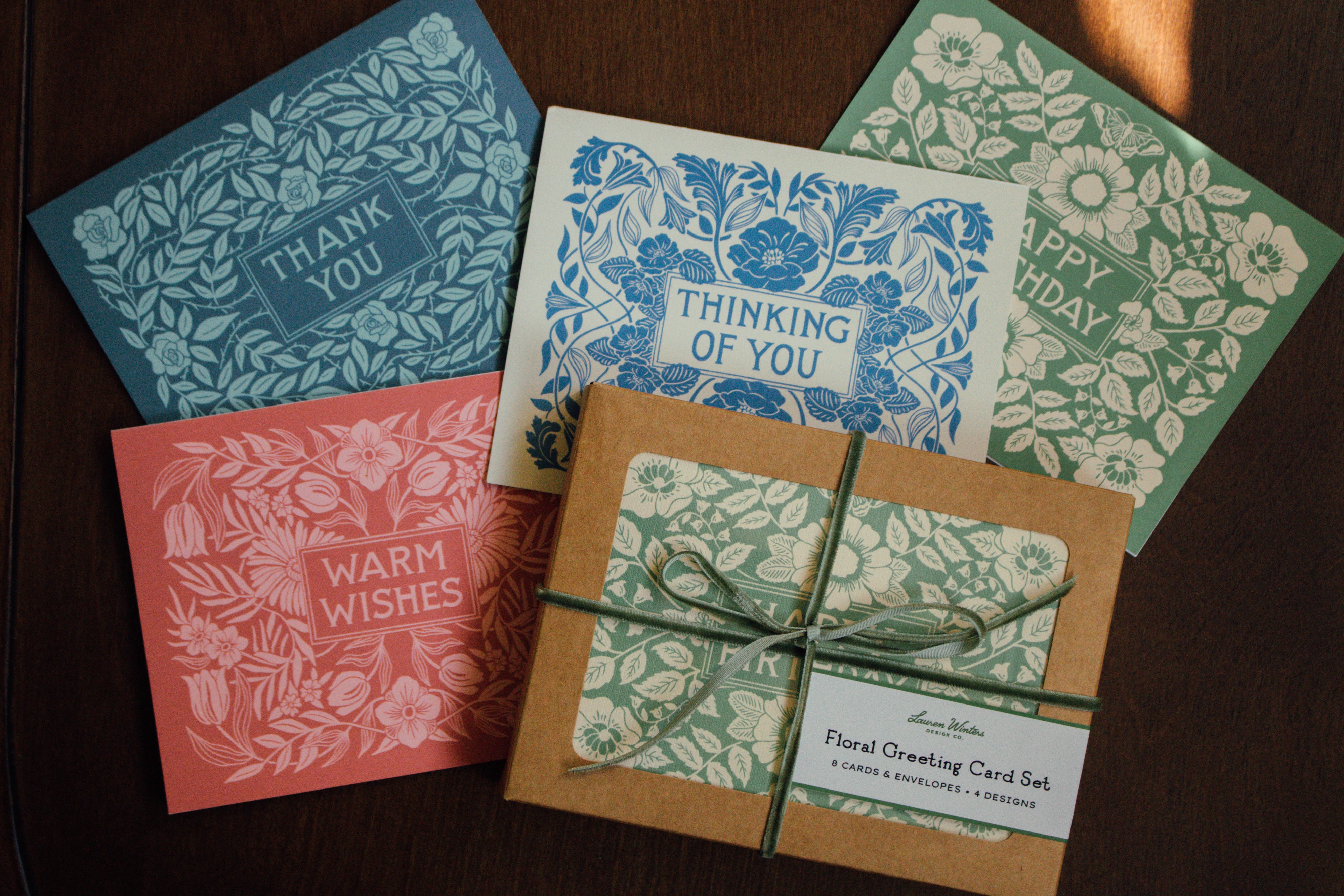 Floral Greeting Card Set