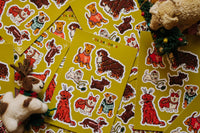Holiday Dogs Sticker Sheet